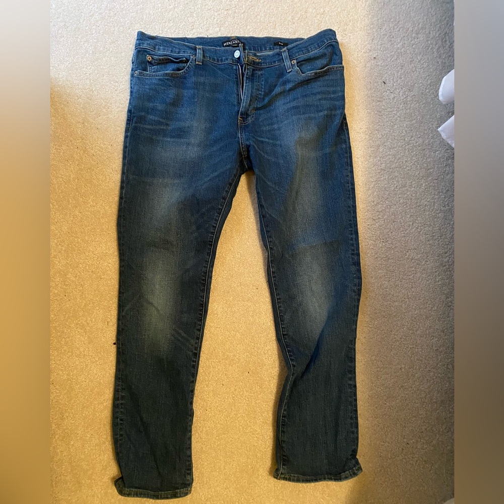 J Crew mercantile slim fit jeans medium wash 36x30